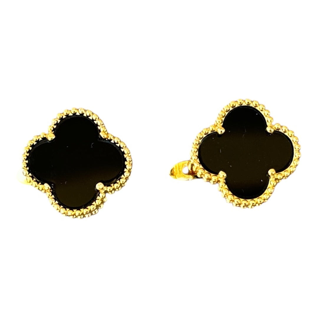 Clover Leaf Lever-Back Earring