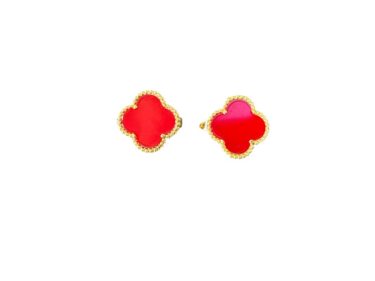 Clover Leaf Lever-Back Earring