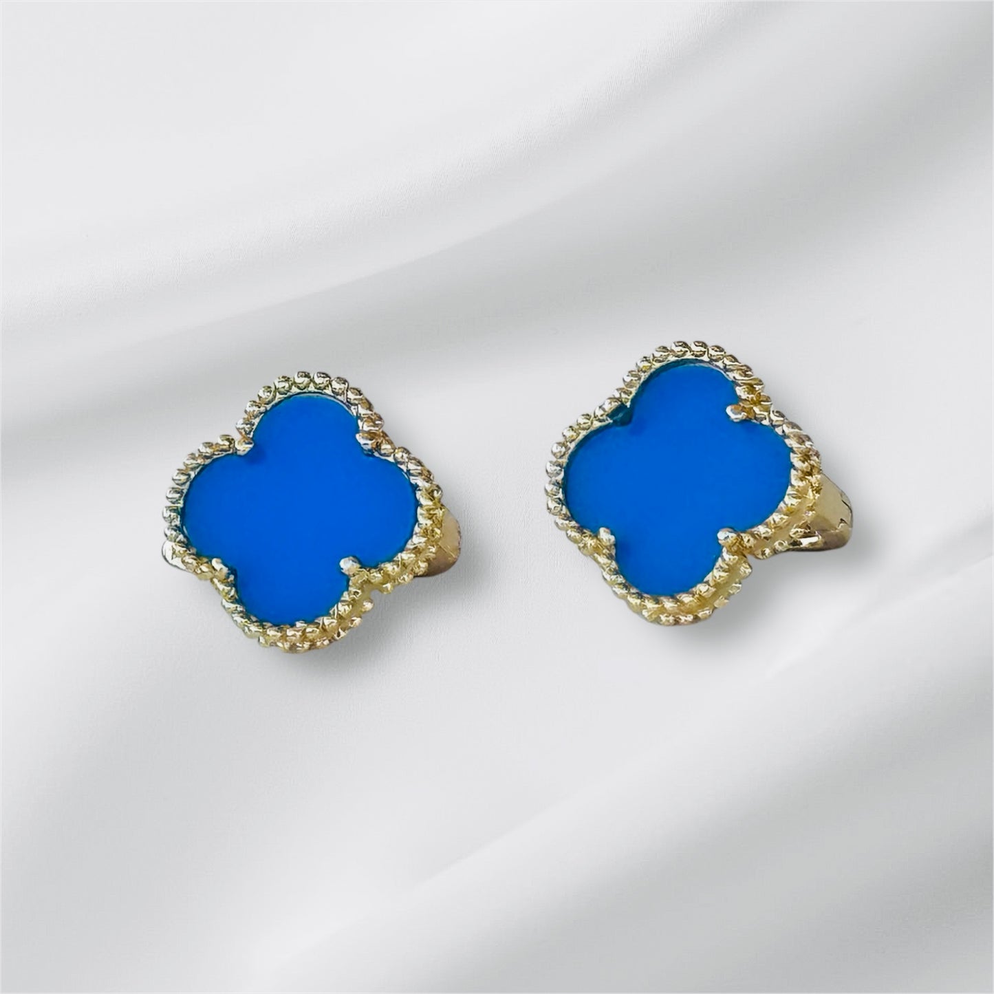 Clover Leaf Lever-Back Earrings