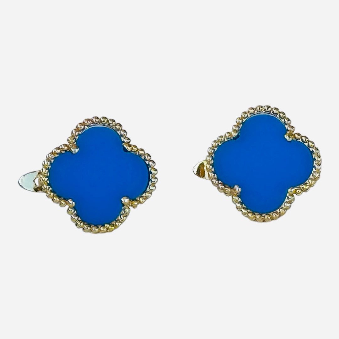 Clover Leaf Lever-Back Earrings