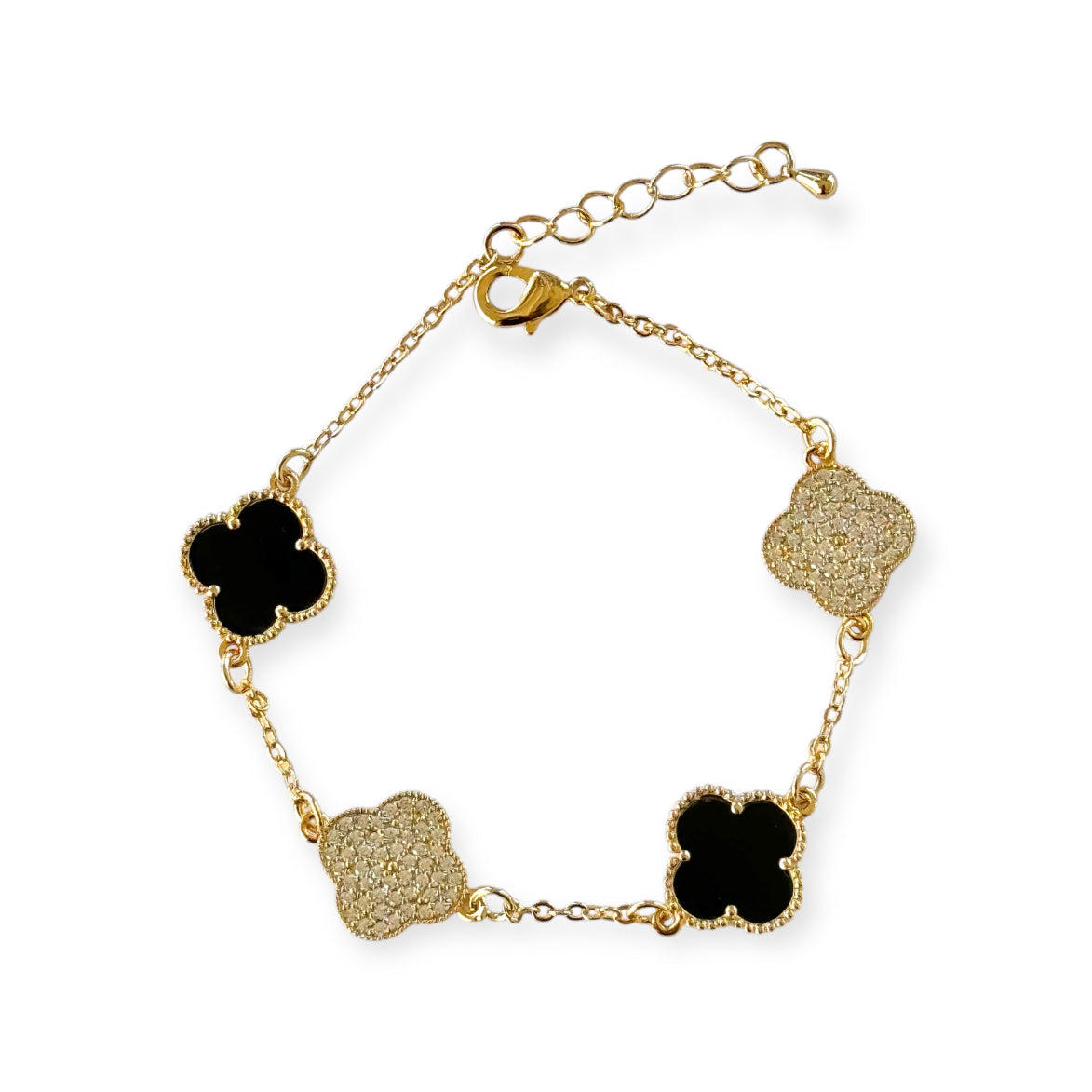 Clover Leaf Bracelet Cubic Zirconia