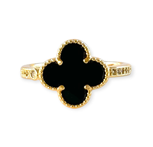 Clover Leaf Ring Cubic Zirconia