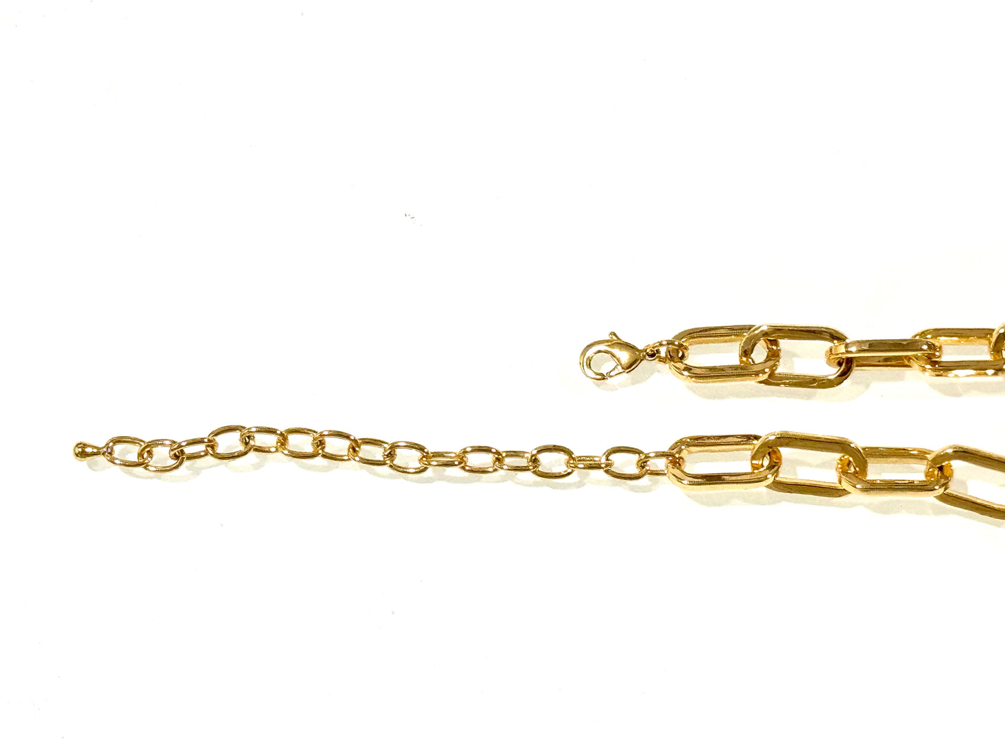 CHUNKY PAPERCLIP NECKLACE - 18K GOLD FILLED DUBAI