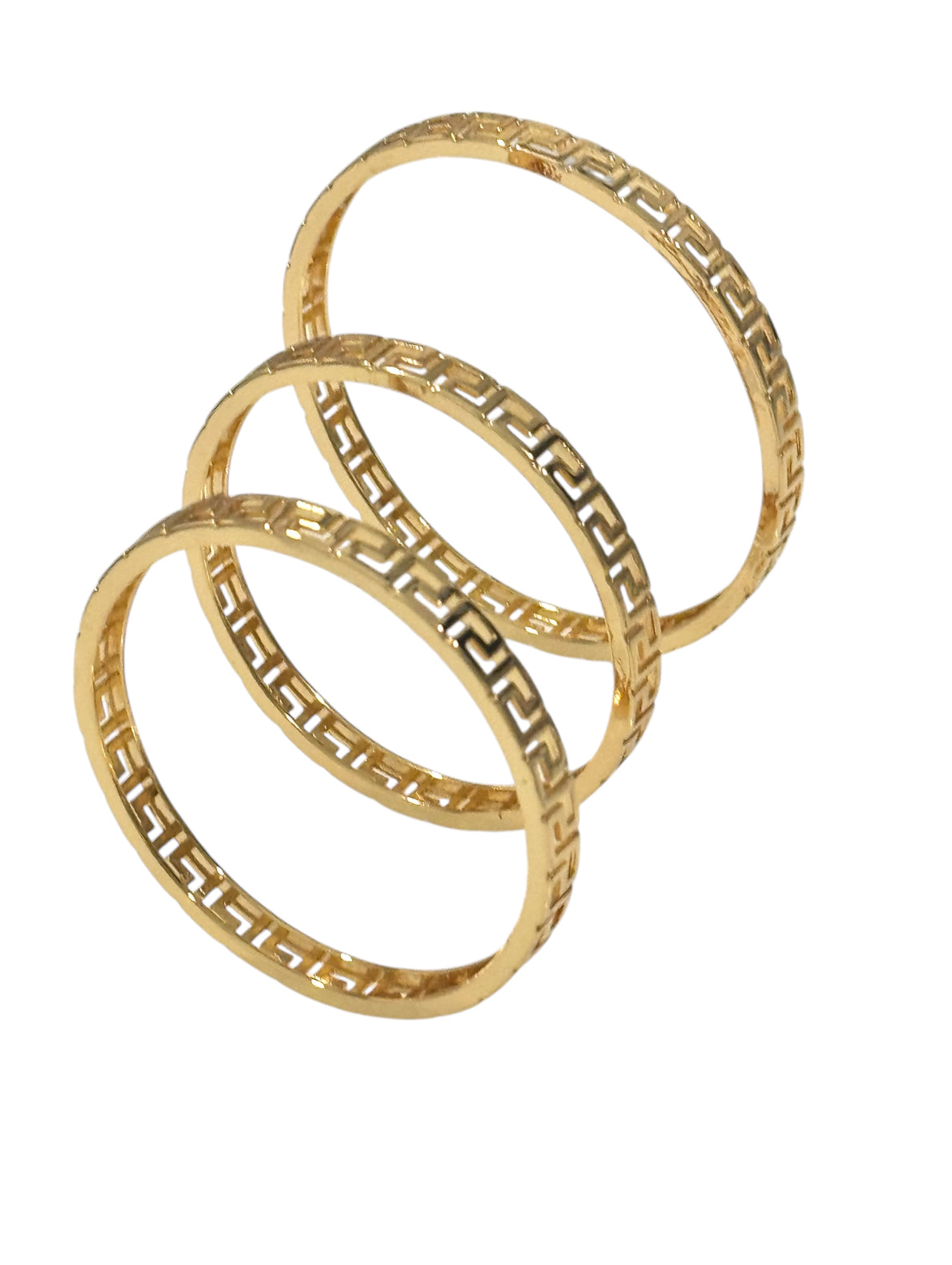 18K Gold Filled Dubai Greek Bangle Bracelet Style for Women