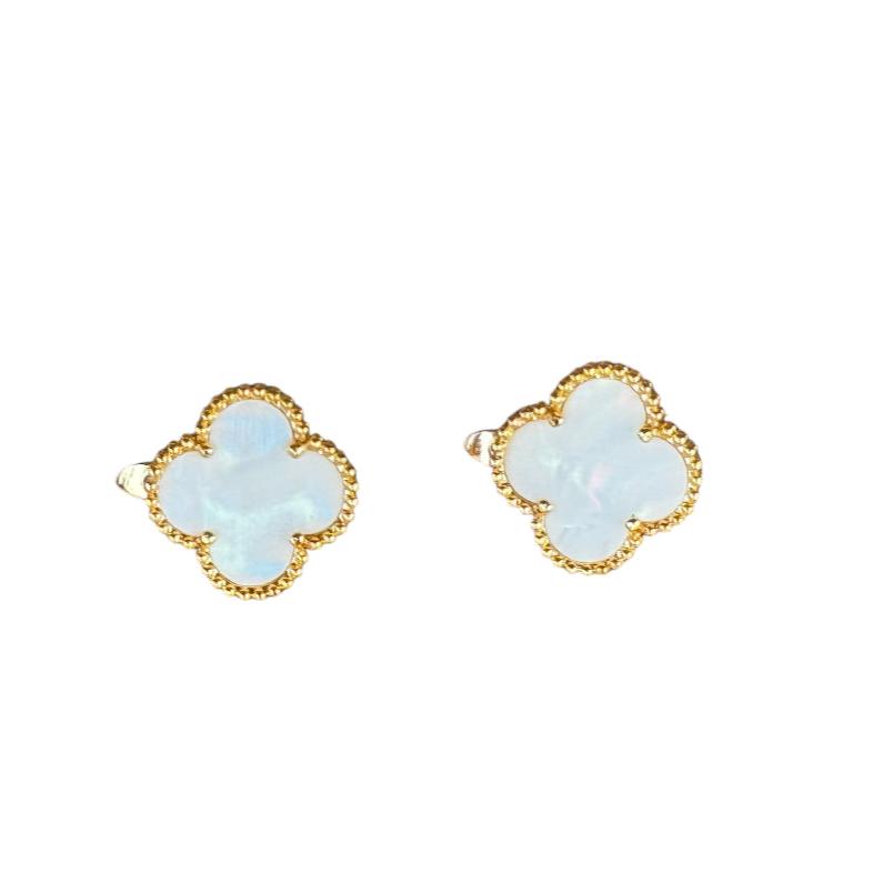 Clover Leaf Lever-Back Earring